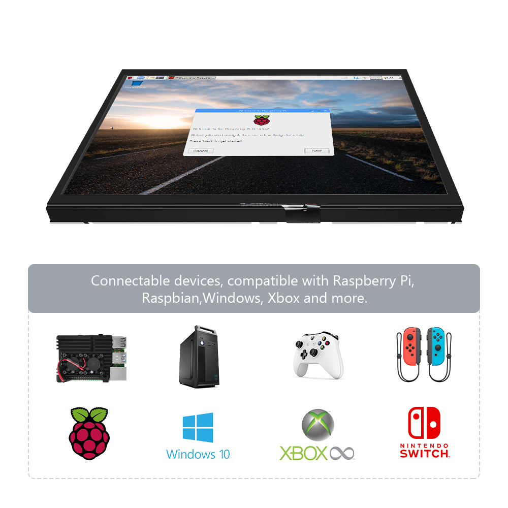 10.1 inch HDMI LCD (H) Compute - огляд і ціна Raspberry Pi 10.1 Inch Capacitive Touch Screen Ips